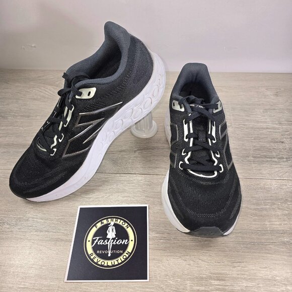 New Balance Unisex Black Running Shoes Sz 10 Women Sz 8.5 Men Reflective - Picture 1 of 8